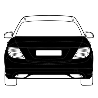 PPF pre-cut backside