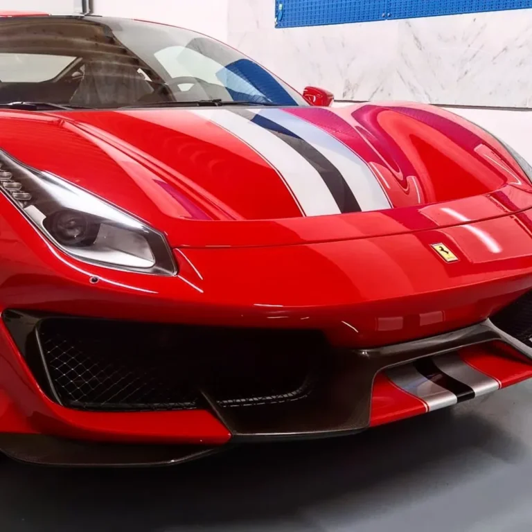 paint protection film full front ferrari pista gk styling 768x768